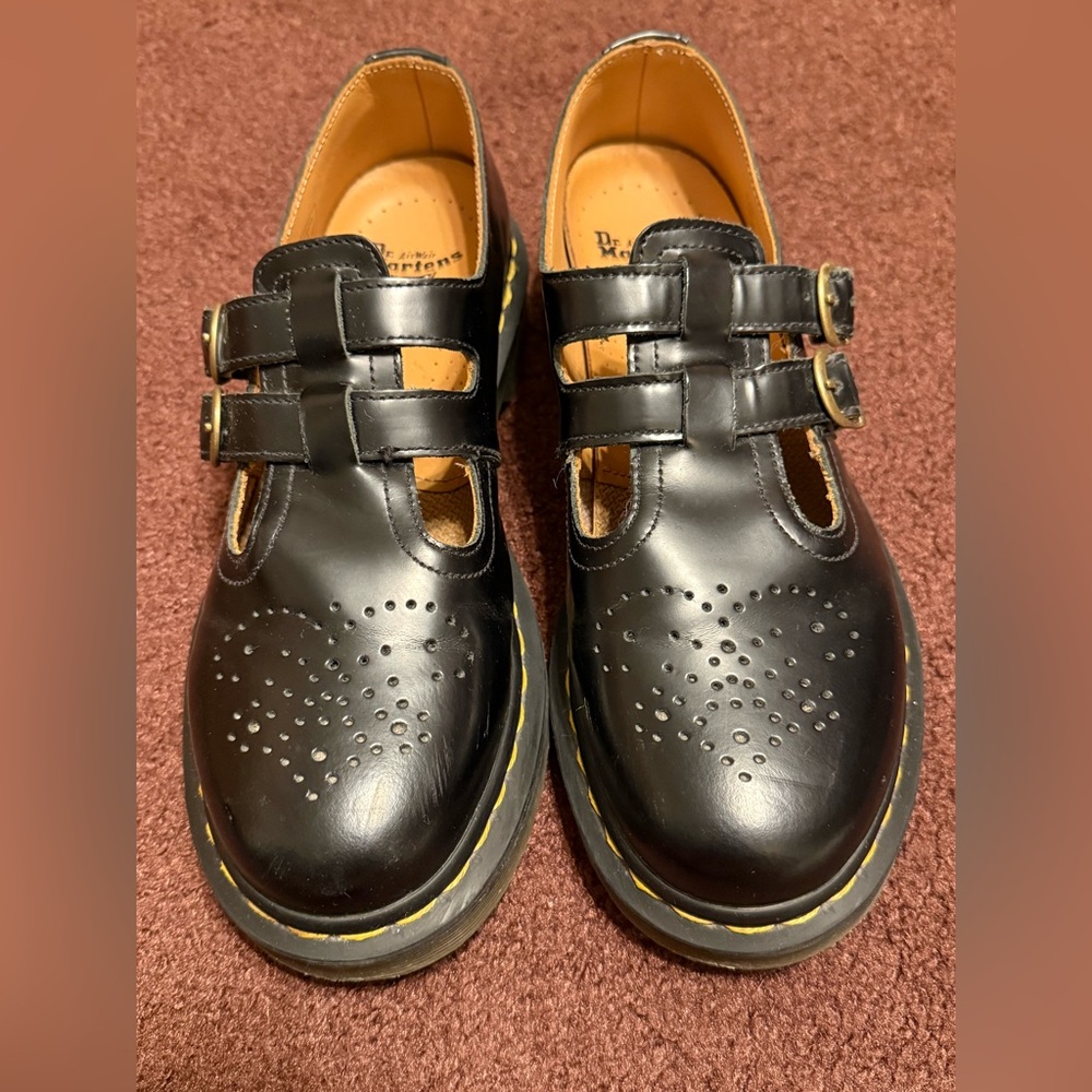 Doc Marten 8065 Smooth Mary Jane Two Strap EUC 8